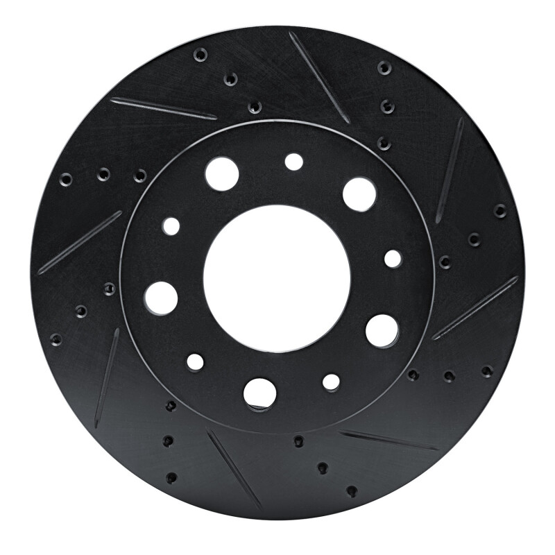 Ram ProMaster 2500 Brake Rotor (1) - Front Right - DFC - Drilled & Slotted - Black - `14-`25
