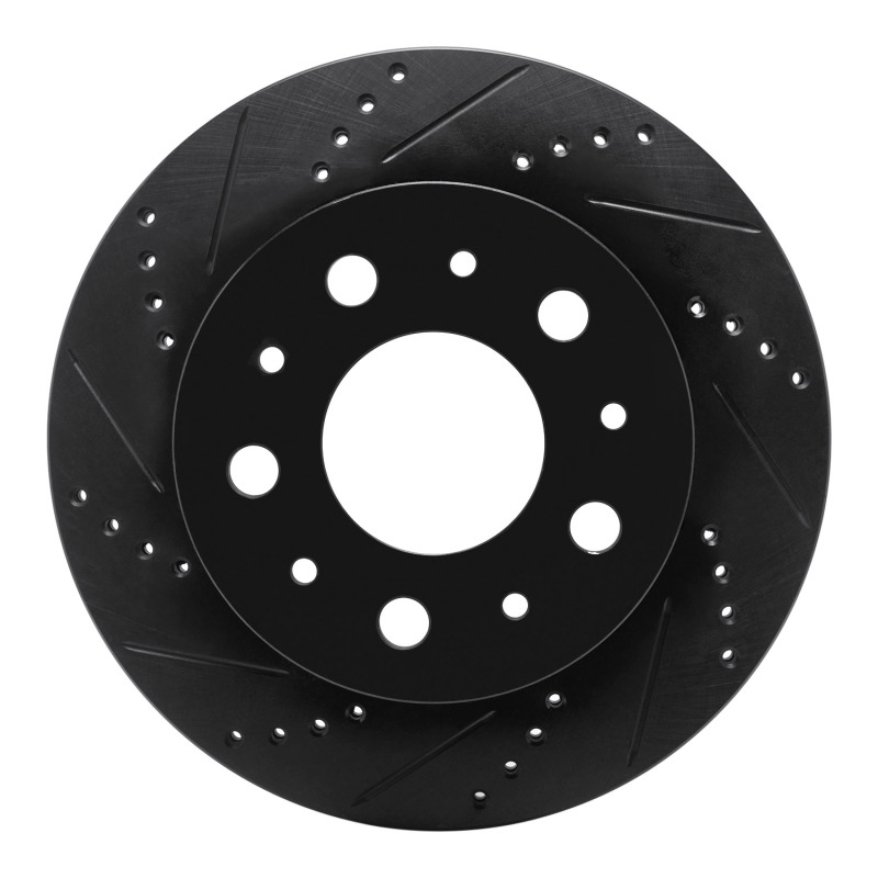 Ram ProMaster Brake Rotor (1) - Rear Left - DFC - Drilled & Slotted - Black - `14-`21