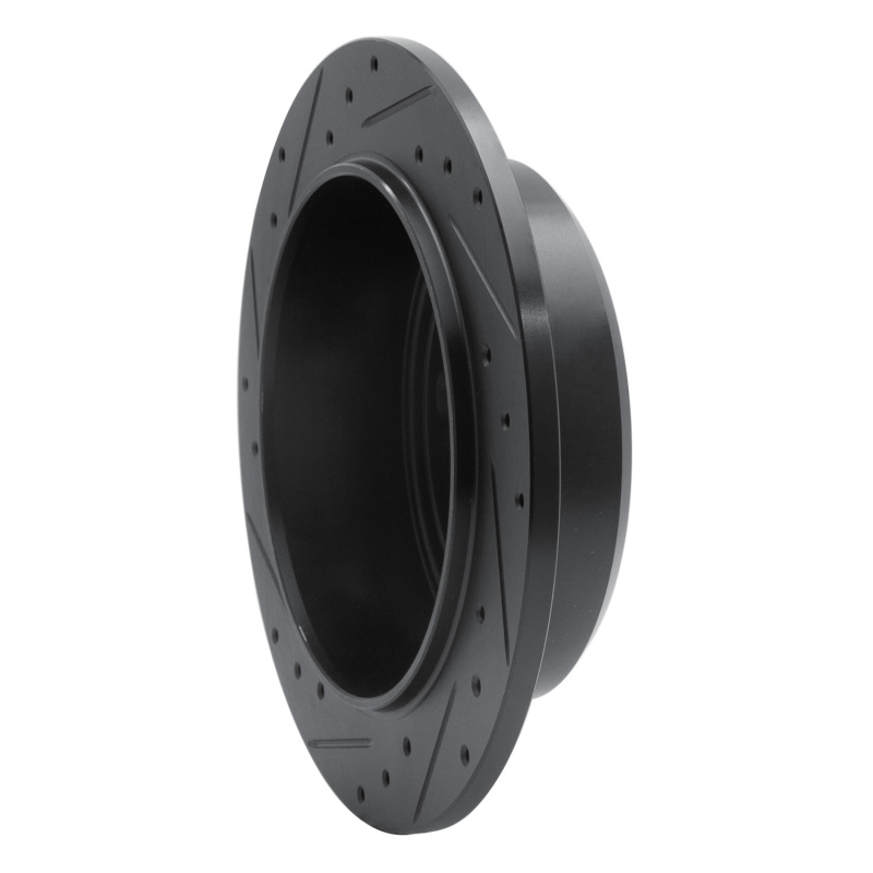 Jeep Wrangler Brake Rotor (1) - Rear Right - DFC - Drilled & Slotted - Black - `07-`18