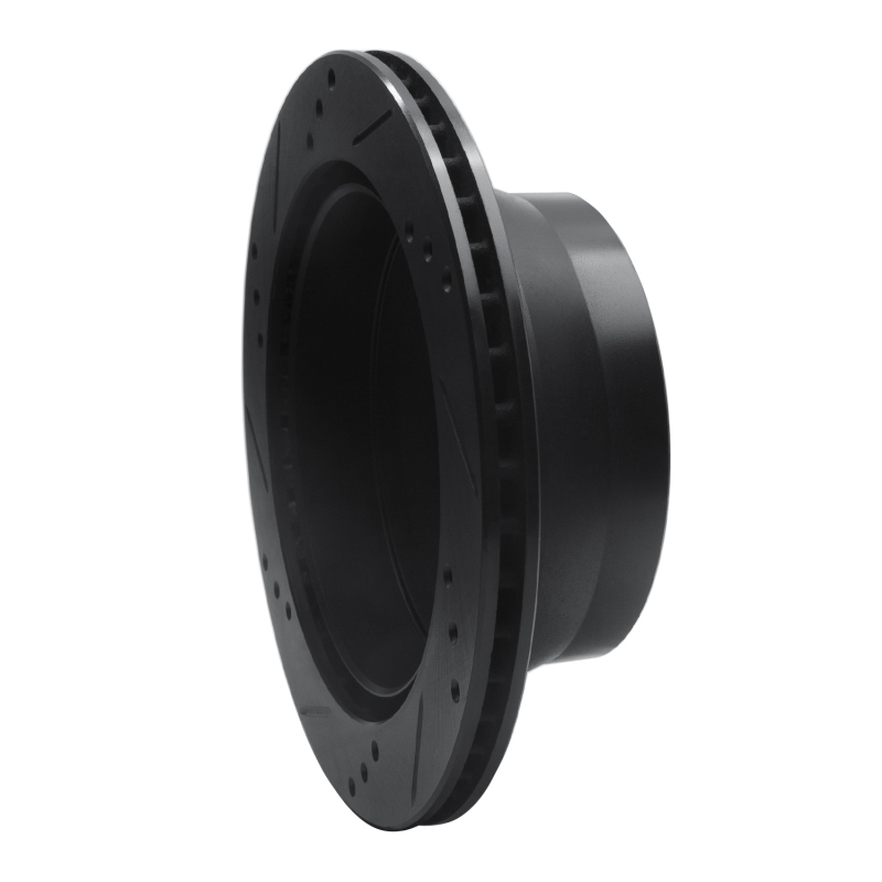 Chevrolet Blazer Brake Rotor (1) - Rear Right - DFC - Drilled & Slotted - Black - `97-`05