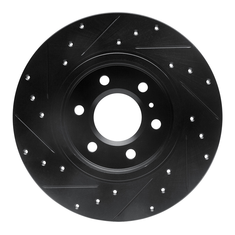 Buick Terraza Brake Rotor (1) - Rear Right - DFC - Drilled & Slotted - Black - 2006