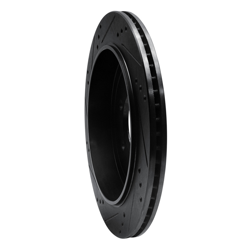 Ford Expedition Brake Rotor (1) - Rear Right - DFC - Drilled & Slotted - Black - `02-`06