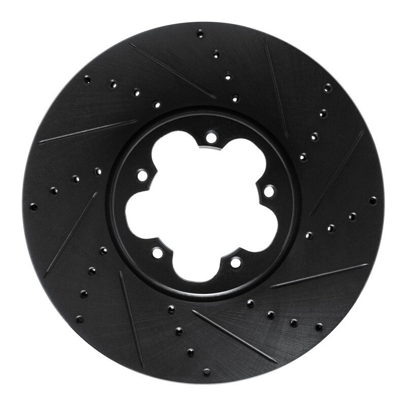 Ford Transit-150 Brake Rotor (1) - Front Right - DFC - Drilled & Slotted - Black - `14-`19