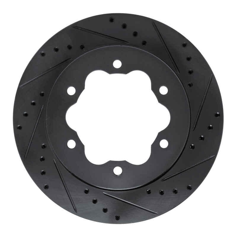 Ford Transit-350 Brake Rotor (1) - Rear Right - DFC - Drilled & Slotted - Black - `20-`25