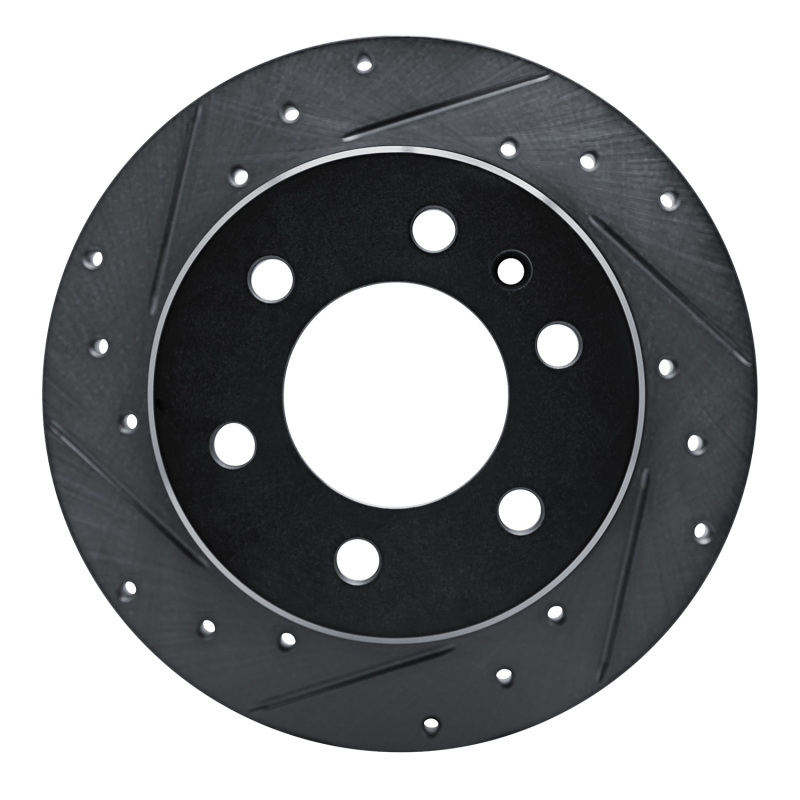 Mercedes-Benz Sprinter 1500 Brake Rotor (1) - Rear Left - DFC - Drilled & Slotted - Black - `19-`25