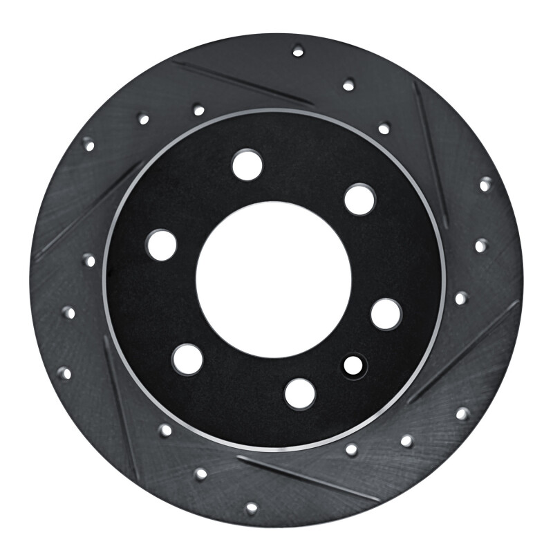 Mercedes-Benz Sprinter 1500 Brake Rotor (1) - Rear Right - DFC - Drilled & Slotted - Black - `19-`25