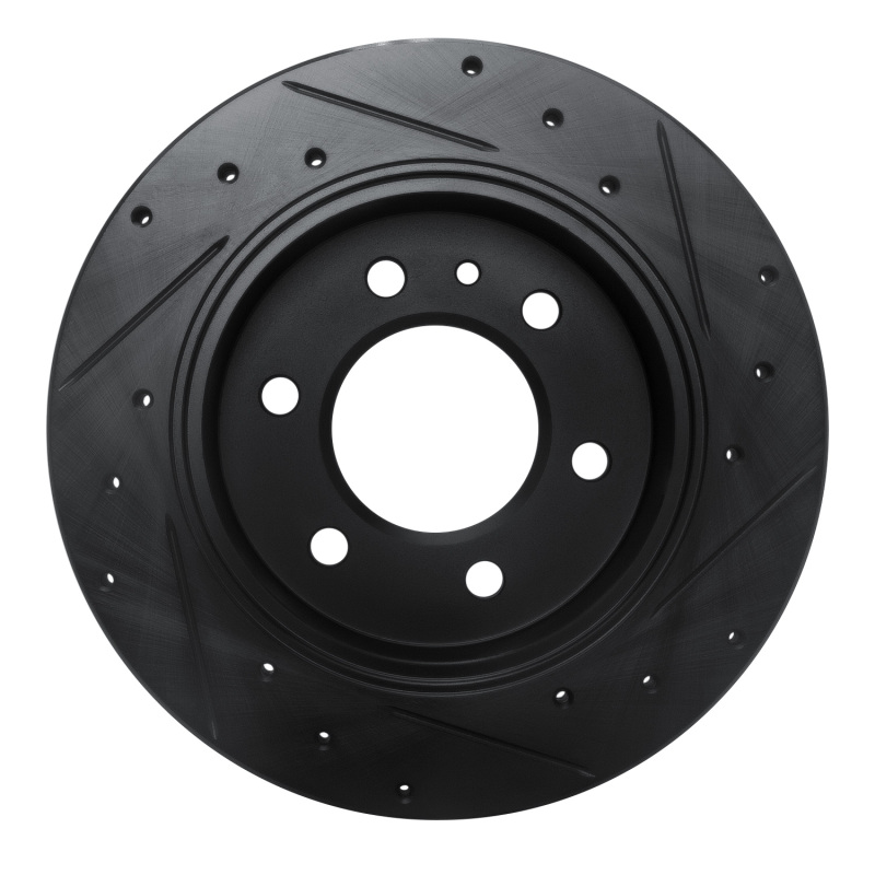 Mercedes-Benz Sprinter 2500 Brake Rotor (1) - Rear Left - DFC - Drilled & Slotted - Black - `19-`25