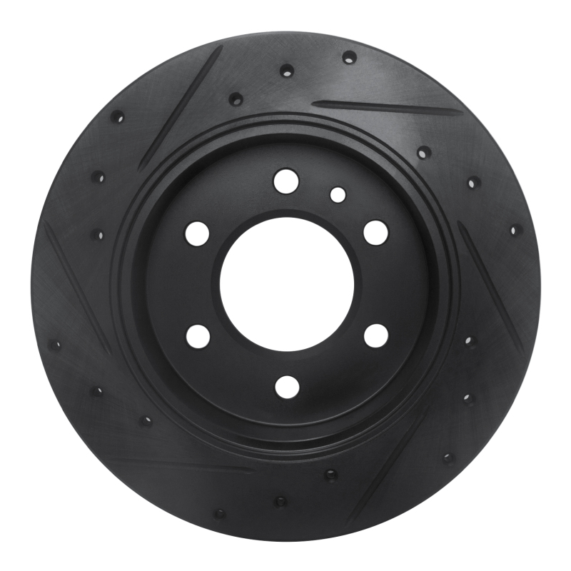 Mercedes-Benz Sprinter 2500 Brake Rotor (1) - Rear Right - DFC - Drilled & Slotted - Black - `19-`25
