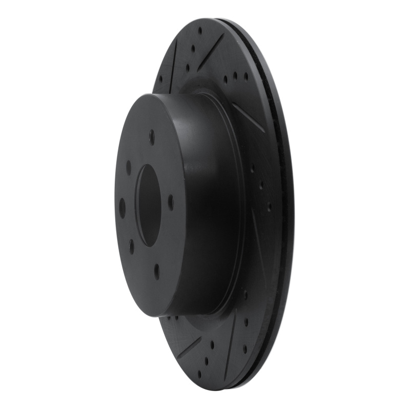 Infiniti Q40 Brake Rotor (1) - Rear Left - DFC - Drilled & Slotted - Black - `05-`25