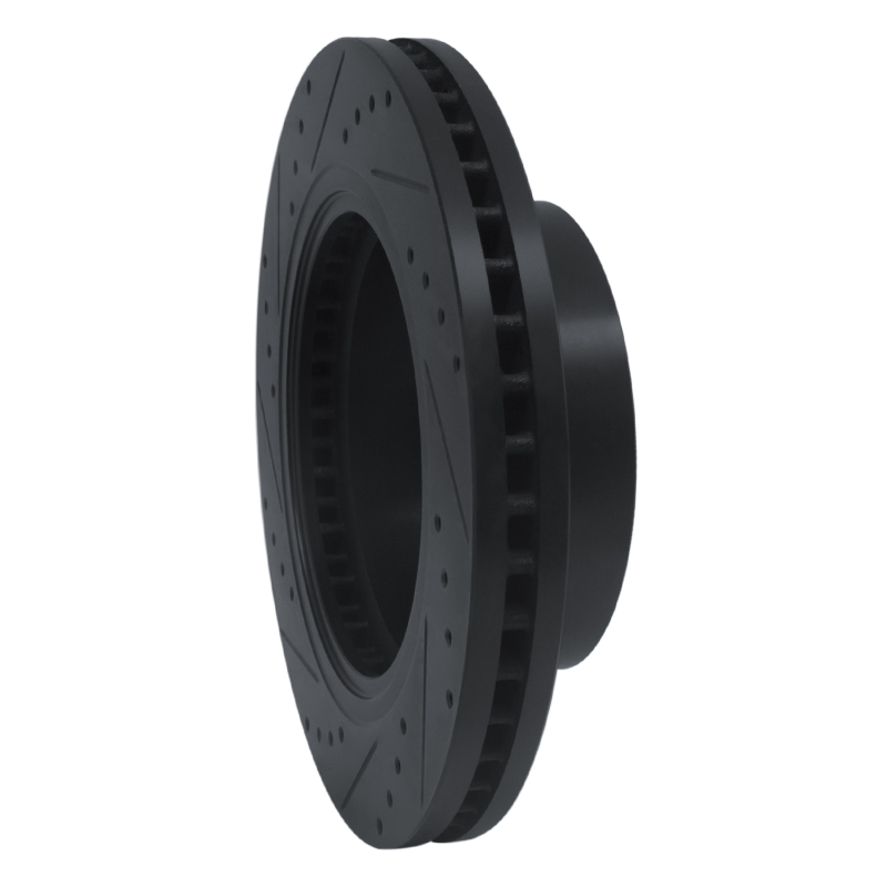 Nissan NV2500 Brake Rotor (1) - Front Right - DFC - Drilled & Slotted - Black - `12-`21