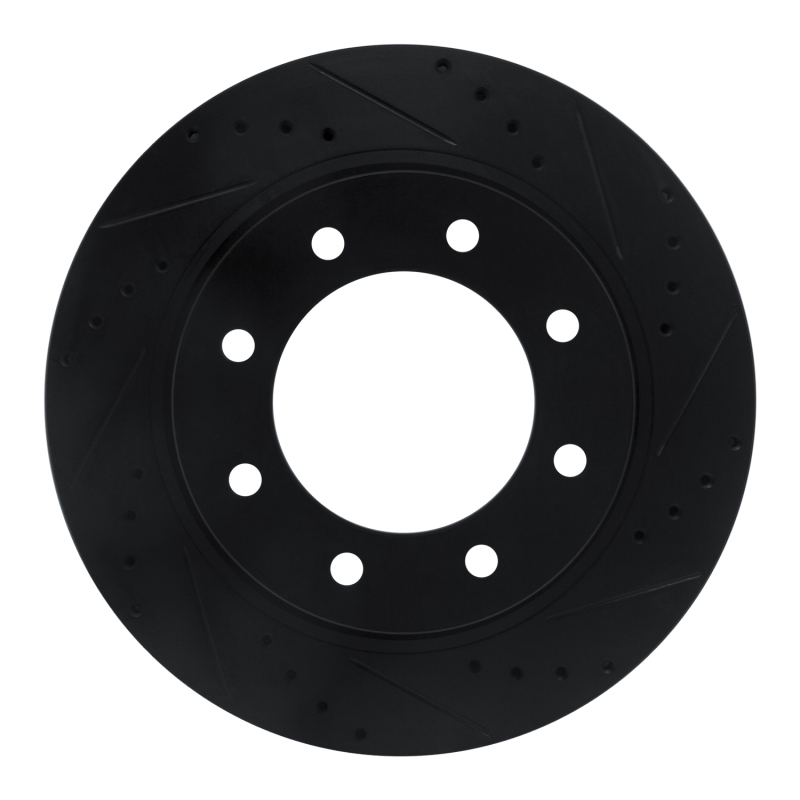 Nissan NV2500 Brake Rotor (1) - Front Right - DFC - Drilled & Slotted - Black - `12-`21