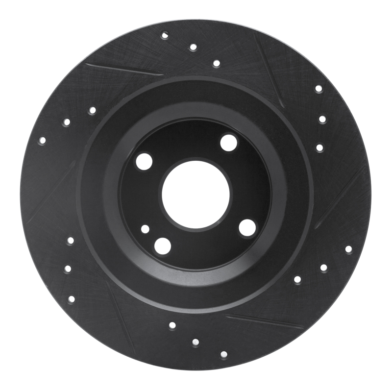 Mazda MX-5 Miata Brake Rotor (1) - Rear Left - DFC - Drilled & Slotted - Black - `16-`25