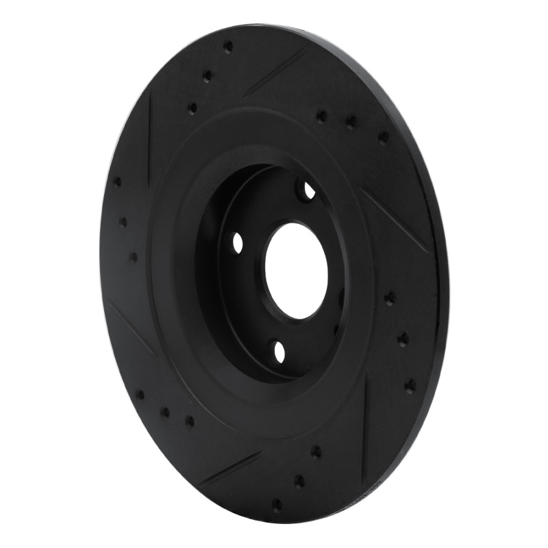 Mazda MX-5 Miata Brake Rotor (1) - Rear Right - DFC - Drilled & Slotted - Black - `16-`25