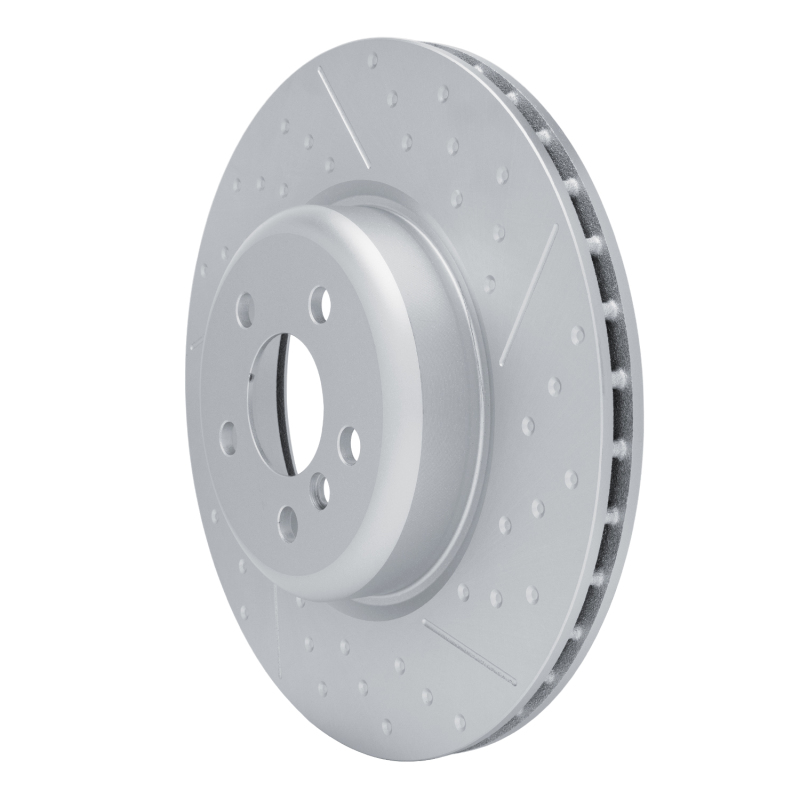 BMW M340i Brake Rotor (1) - Rear - DFC - GeoSPEC Coated Rotor - Dimpled and Slotted - `20-`25