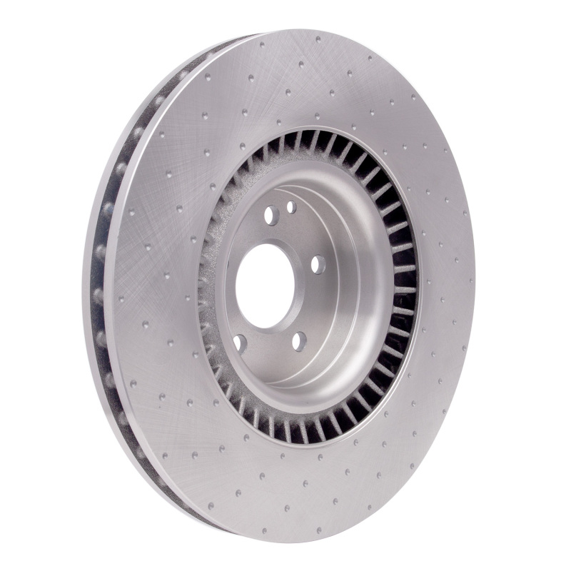 Mercedes-Benz S63 AMG Brake Rotor (1) - Front - DFC - Dimpled - `07-`14