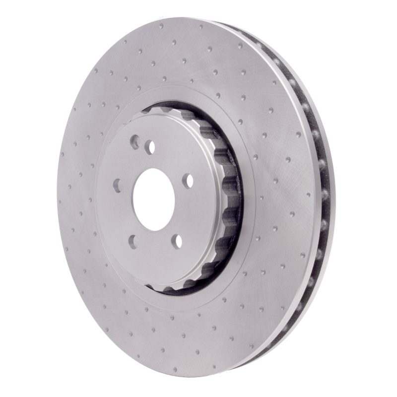 Mercedes-Benz S63 AMG Brake Rotor (1) - Front - DFC - Dimpled - `07-`14
