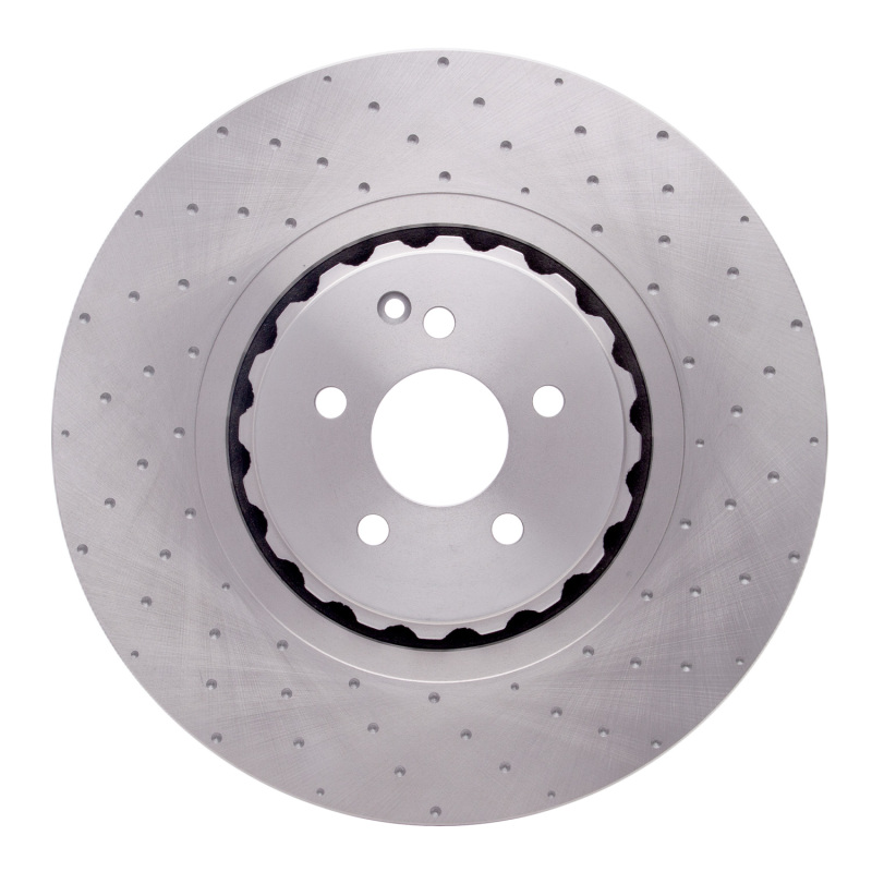 Mercedes-Benz S63 AMG Brake Rotor (1) - Front - DFC - Dimpled - `07-`14
