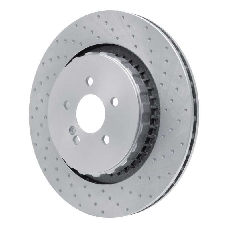 Mercedes-Benz CL63 AMG Brake Rotor (1) - Rear - DFC - Dimpled - `07-`14