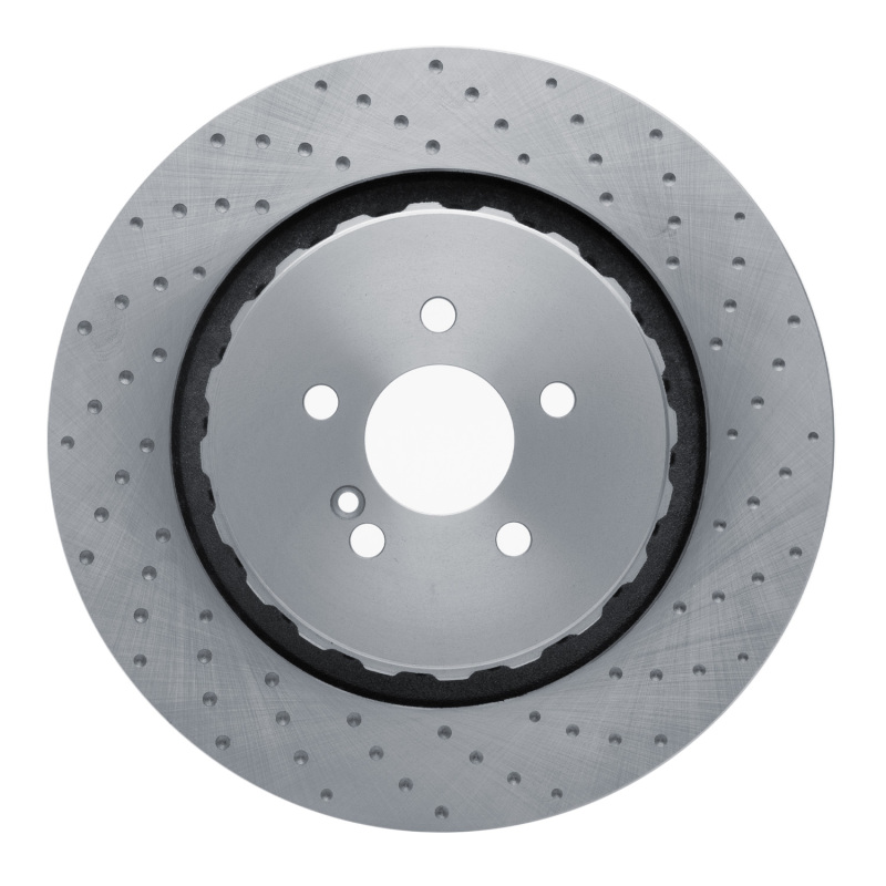 Mercedes-Benz CL63 AMG Brake Rotor (1) - Rear - DFC - Dimpled - `07-`14