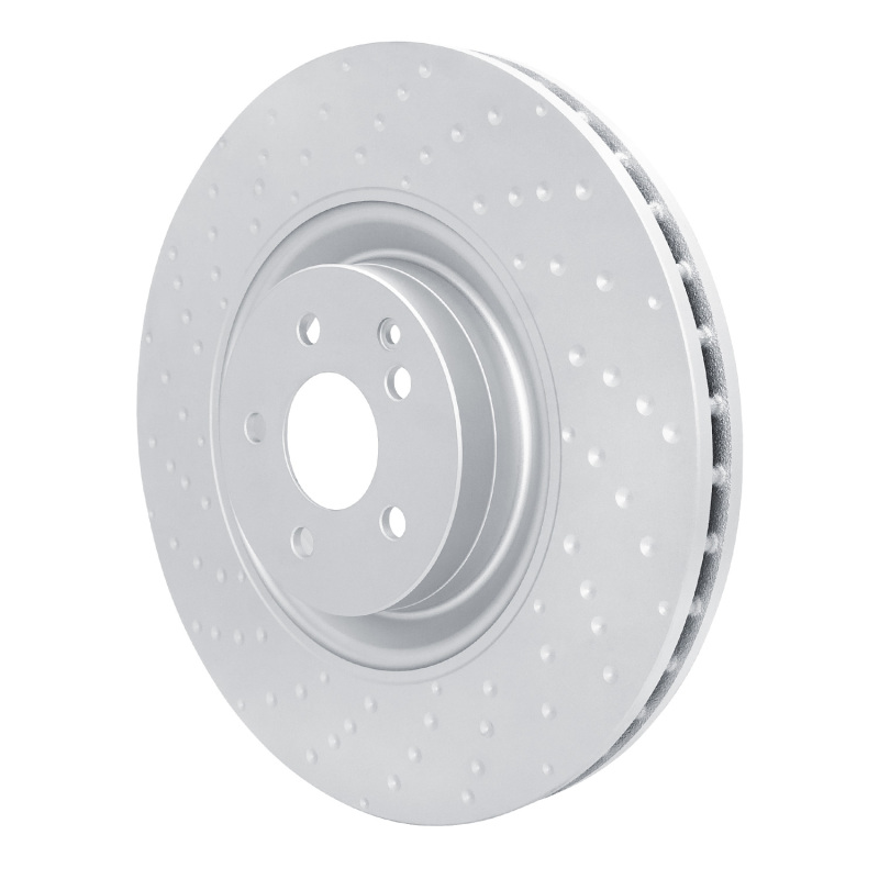 Mercedes-Benz S63 AMG Brake Rotor (1) - Front - DFC - GeoSPEC Coated Rotor - Dimpled - `07-`14