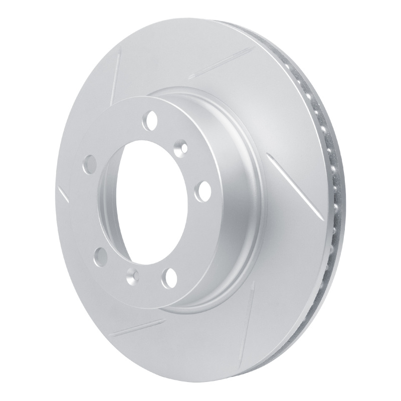 Porsche Cayman Brake Rotor (1) - Right Front - DFC - Geoperformance Slotted - `05-`08