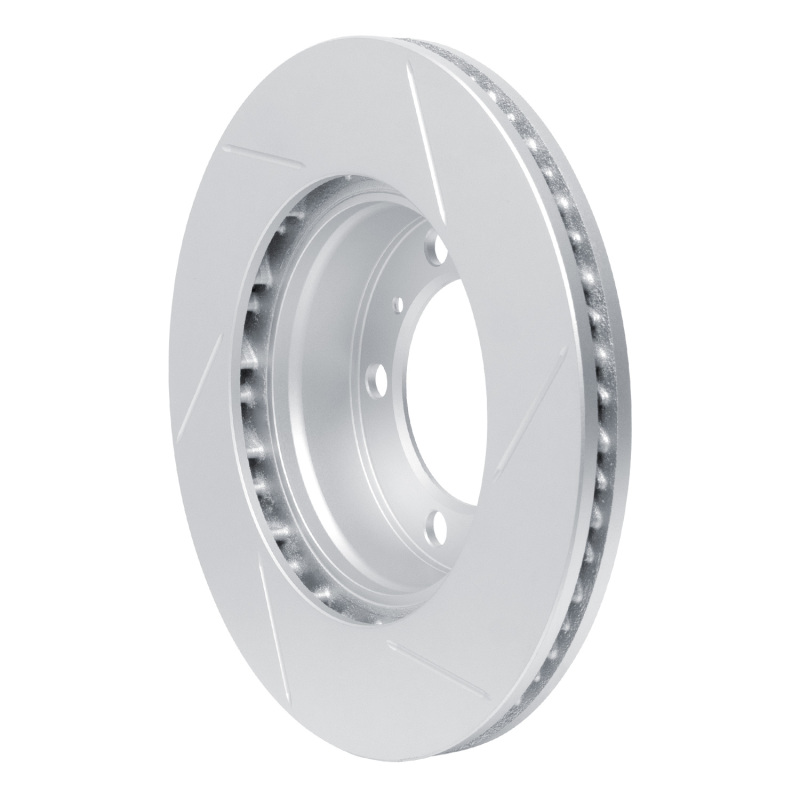 Porsche Cayman Brake Rotor (1) - Right Front - DFC - Geoperformance Slotted - `05-`08