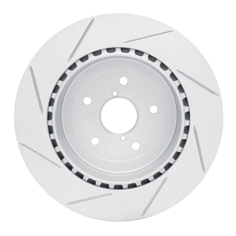 Subaru Impreza Brake Rotor (1) - Rear Right - DFC - Geoperf Rotor - Slotted - `05-`07