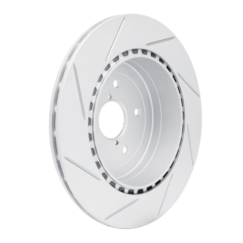 Subaru Impreza Brake Rotor (1) - Rear Right - DFC - Geoperf Rotor - Slotted - `05-`07