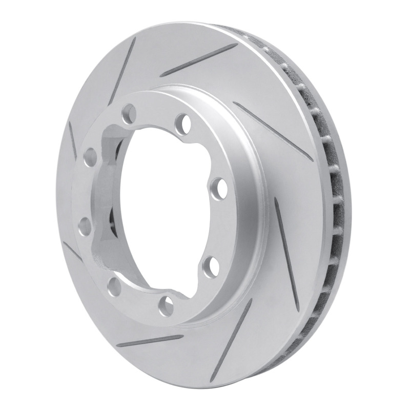 Chevrolet K3500 Brake Rotor (1) - Front Left - DFC - Slotted Geoperformance - `92-`00