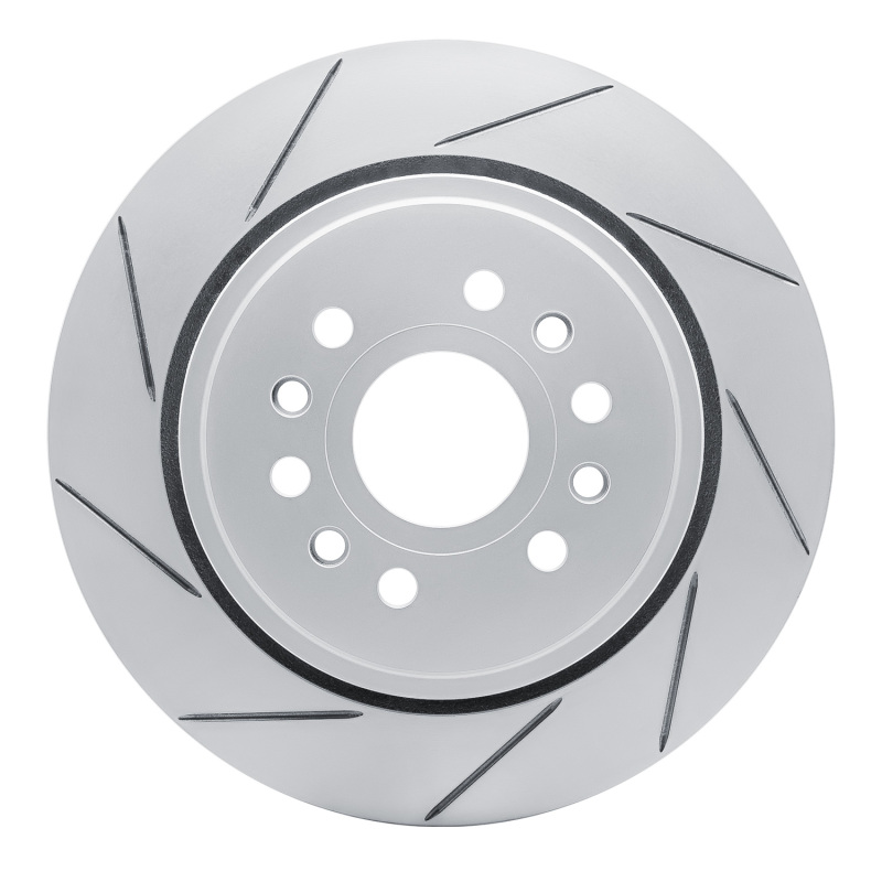 Jeep Grand Wagoneer Brake Rotor (1) - Rear Left - DFC - Slotted Geoperformance - `21-`25