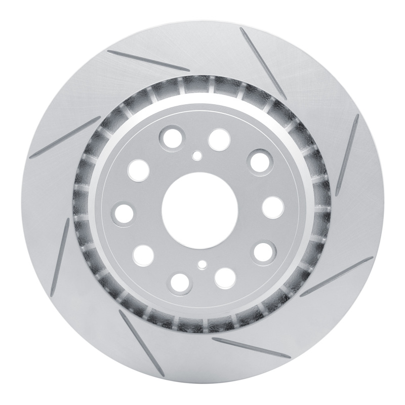 Lexus LS600h Brake Rotor (1) - Right Rear - DFC - Slotted Geoperformance - `07-`17