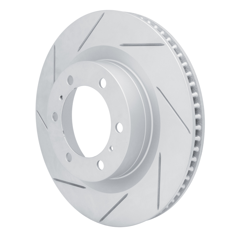 Lexus GX460 Brake Rotor (1) - Front Left - DFC - Geoperformance Slotted - `10-`24