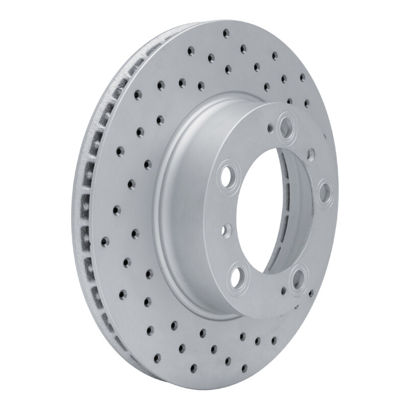 Porsche Boxster Brake Rotor (1) - Front Right - DFC - Drilled Geoperformance - `97-`04
