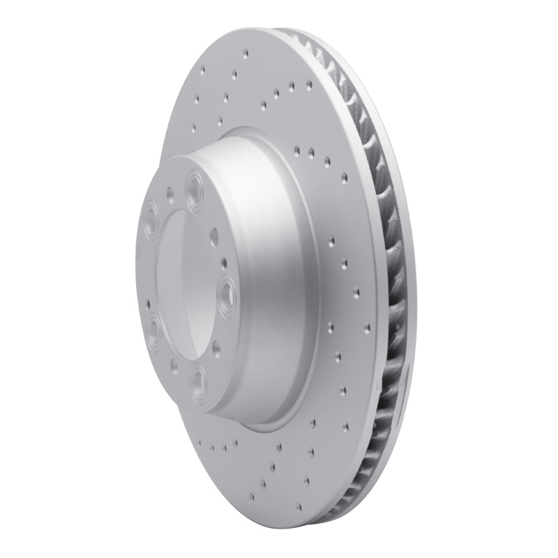 Porsche 911 Brake Rotor (1) - Right Rear - DFC - Drilled Geoperformance - `99-`23