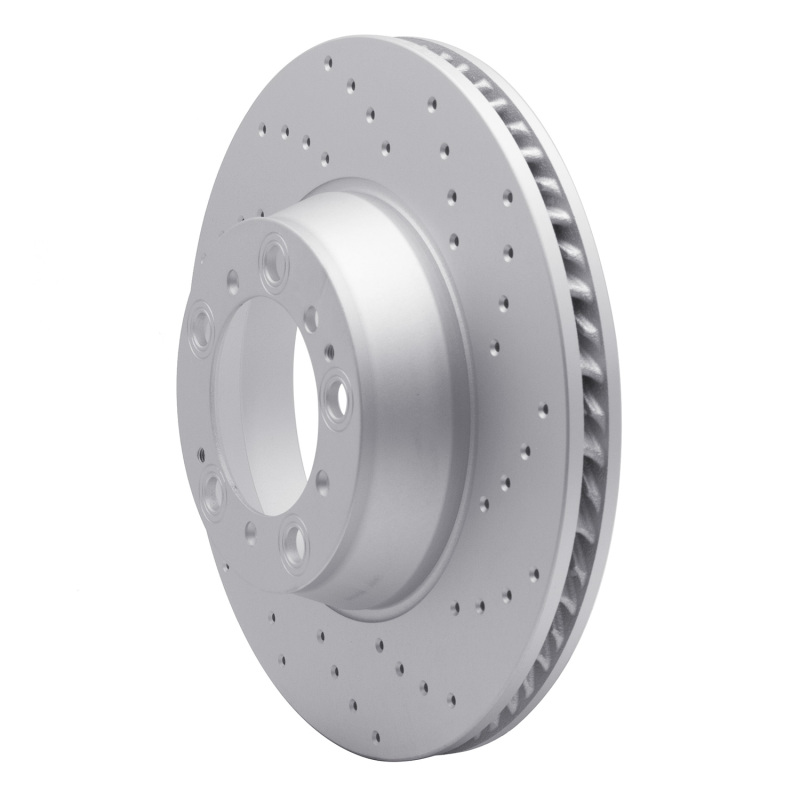 Porsche 911 Brake Rotor (1) - Rear - DFC - Drilled Geoperformance - `99-`23