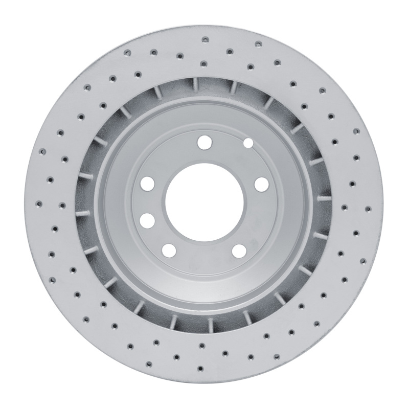 Porsche Cayenne Brake Rotor (1) - Rear Left - DFC - Geoperformance Drilled - `05-`18