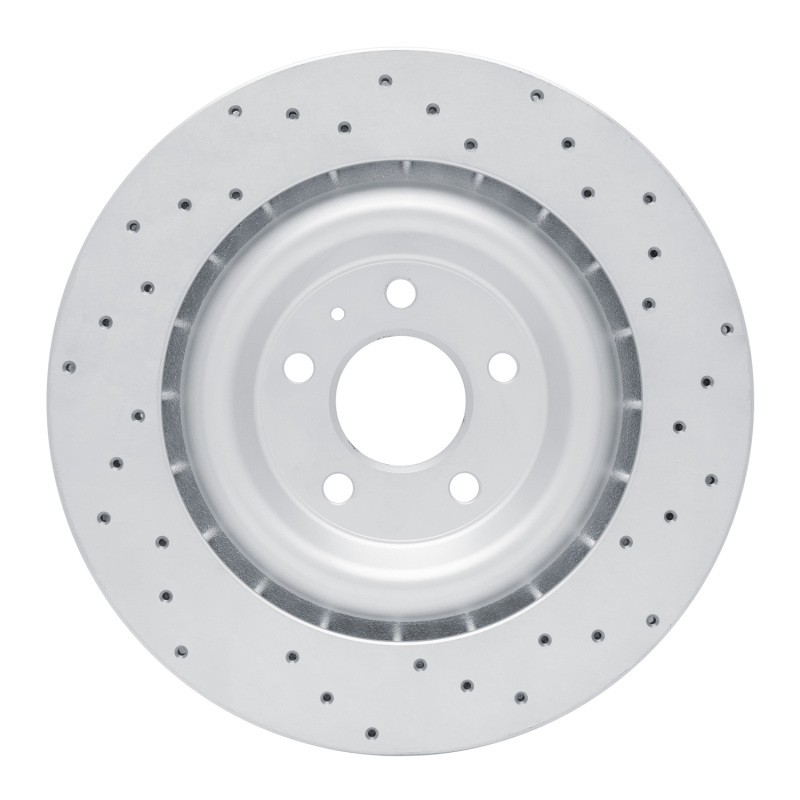 Porsche Macan Brake Rotor (1) - Rear Left - DFC - Drilled Geoperformance - `15-`18