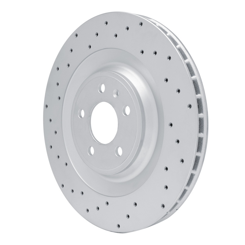 Porsche Macan Brake Rotor (1) - Rear Left - DFC - Drilled Geoperformance - `15-`18