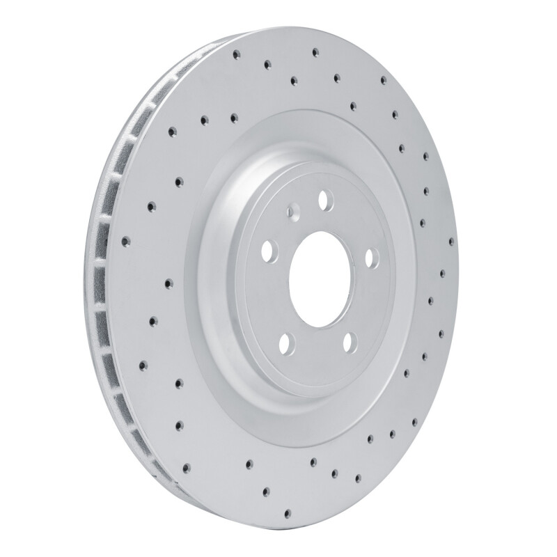 Porsche Macan Brake Rotors (1) - Rear Right - DFC - Drilled Geoperformance - `15-`18