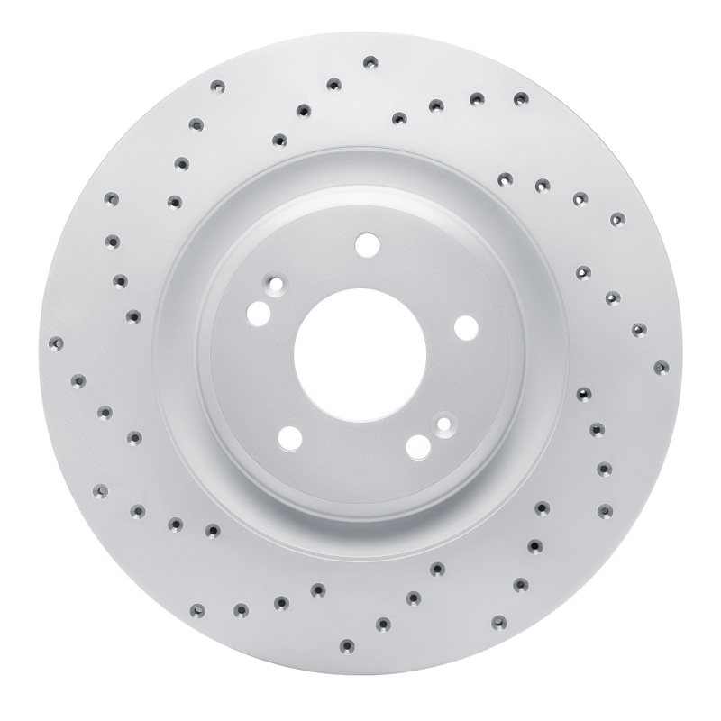 Hyundai Veloster N Brake Rotor (1) - Front Left - DFC - Drilled Geoperformance - `19-`22