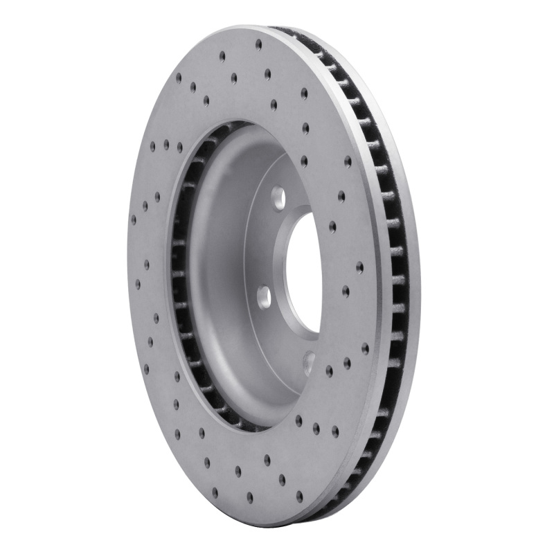 Land Rover LR3 Brake Rotor (1) - Front Right - DFC - Geoperformance Drilled - `05-`07