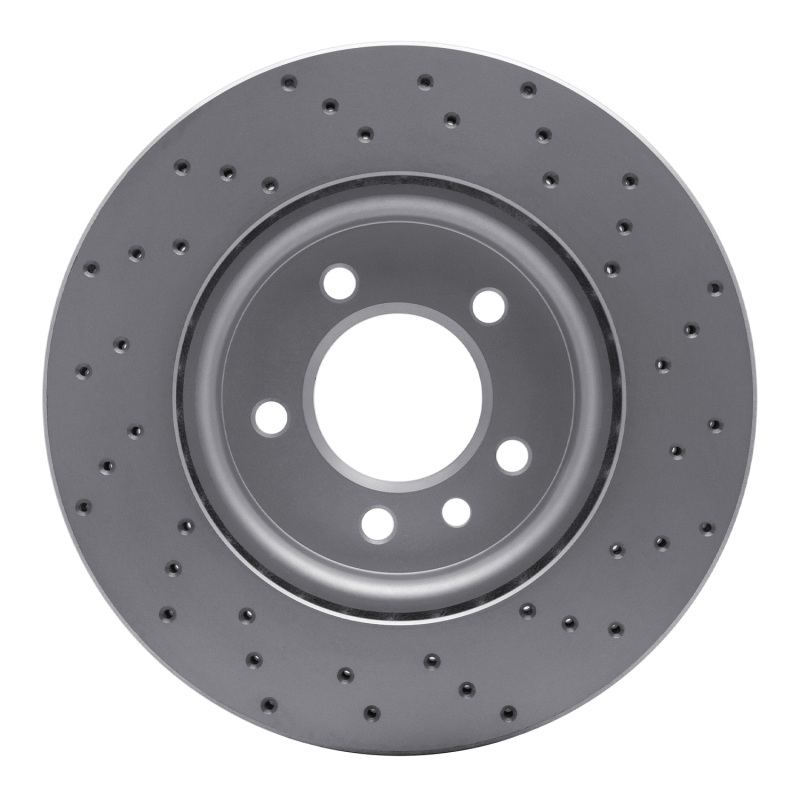 Land Rover LR3 Brake Rotor (1) - Front Right - DFC - Geoperformance Drilled - `05-`07