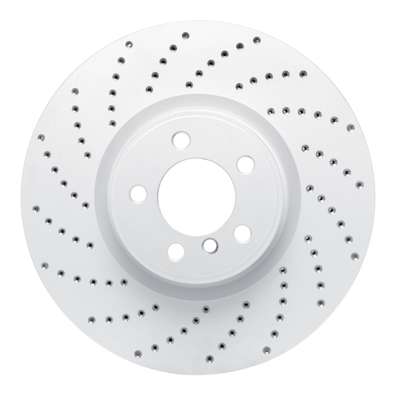 Land Rover Range Rover Brake Rotor (1) - Front Left - DFC - Drilled Geoperformance - `10-`12