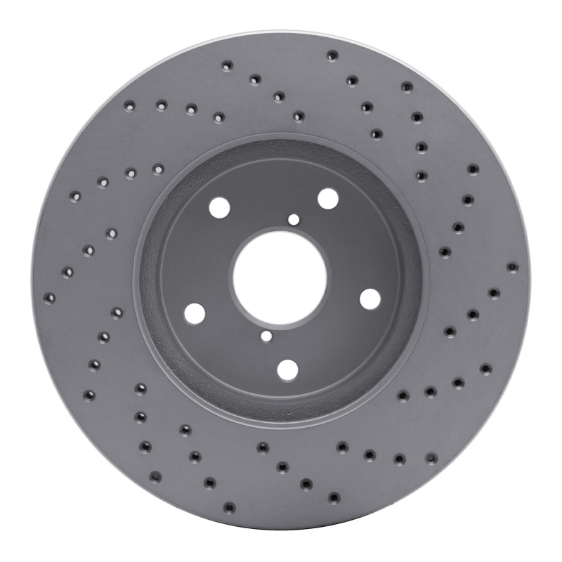Subaru Legacy Brake Rotor (1) - Front Left - DFC - Geoperf Drilled - `15-`19