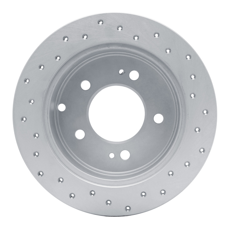 Kia Forte Brake Rotor (1) - Rear Left - DFC - Drilled Geoperformance - `10-`13