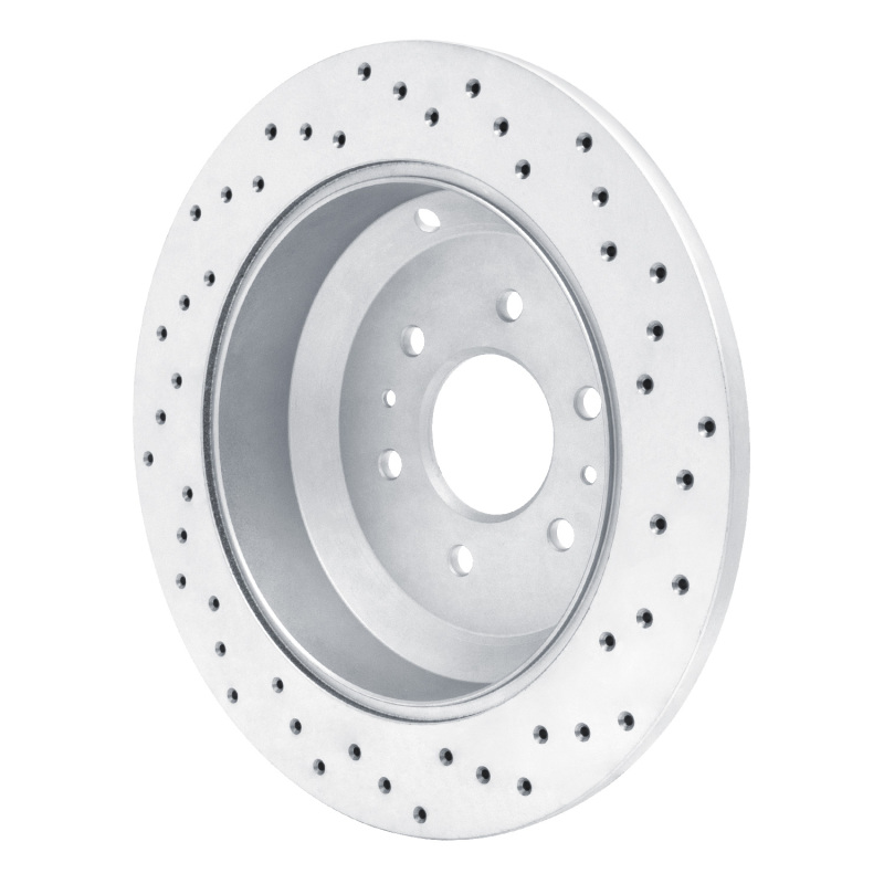 Kia Borrego Brake Rotor (1) - Rear Left - DFC - Drilled Geoperformance - `09-`10