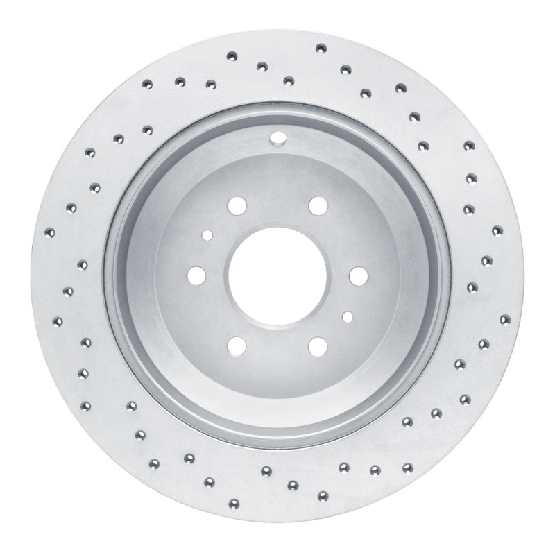 Kia Borrego Brake Rotor (1) - Rear Left - DFC - Drilled Geoperformance - `09-`10
