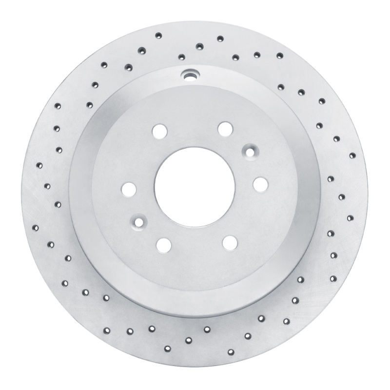 Kia Borrego Brake Rotor (1) - Rear Left - DFC - Drilled Geoperformance - `09-`10
