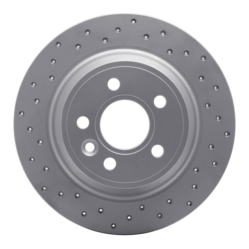Volvo S80 Brake Rotor (1) - Rear Left - DFC - Drilled Geoperformance - `07-`10
