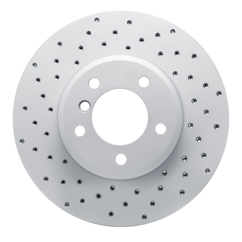 BMW 528Xi Brake Rotor (1) - Front Left - DFC - Drilled Geoperformance - `04-`10